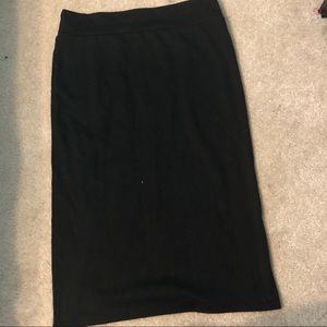Black Azules Pencil Skirt